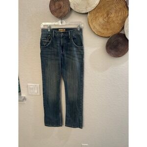 WRANGLER BIG BOYS' 20X VINTAGE BOOTCUT SLIM FIT BREAKING BARRIERS JEANS 16 slim